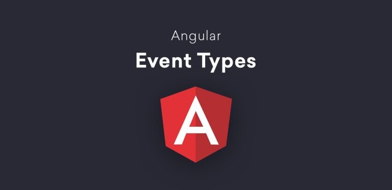Angular 7 Event Types