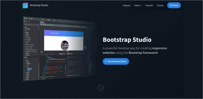 Bootstrap Studio 6.4.5 free download