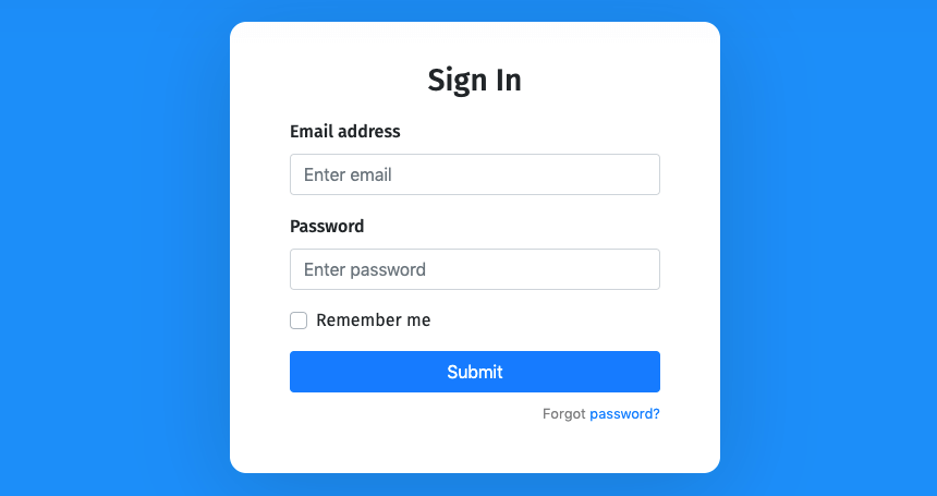 Build React Login Sign Up UI Template With Bootstrap 5 PositronX io