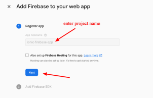 Ionic 4 Firebase App Nickname
