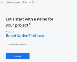 Firebase Project Name