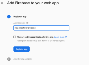 add Firebase to our web app