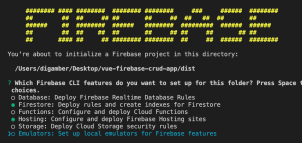 Firebase CLI features