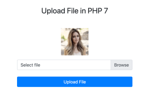 php 7 file upload