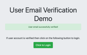 PHP 7 User Email Verification Script