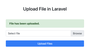 Laravel 7 File Upload Tutorial
