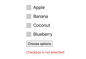 Checkboxes Validation in PHP