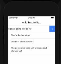 Convert Text to Speech in Ionic Application