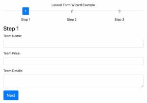Laravel 8 Livewire Wizard Form Example