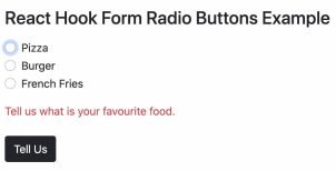 React Hook Form 7 Custom Radio Buttons Tutorial