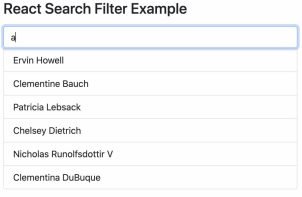How to Create Live Search Filter Module in React with Axios