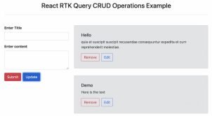 How to Create React CRUD App with Redux RTK Endpoints