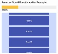 How to Trigger onScroll Event in React Functional Component