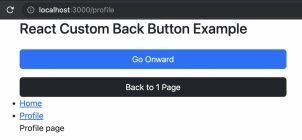 How to Create Custom Back Button with React Router DOM v6