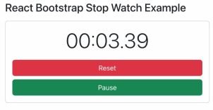 How to Create Custom Stopwatch Component in React