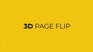 3D page flip