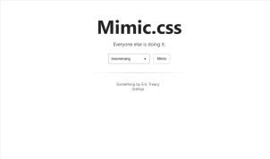  MIMIC.CSS