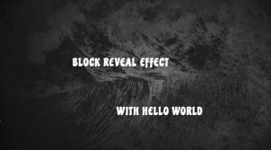 Block Reveal Effect