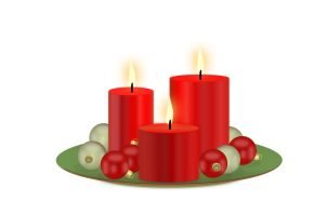 CSS Animated Christmas Candles