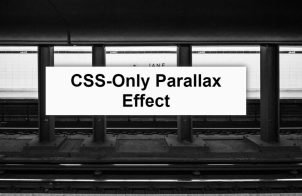 CSS-Only Parallax Effect
