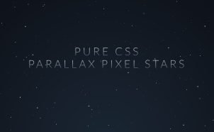 Parallax Star background in CSS