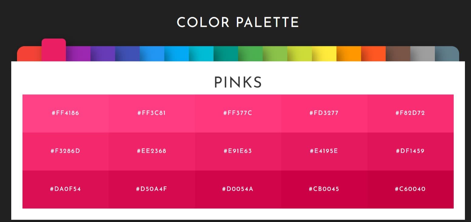 CSS Color Palettes